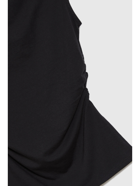 Moodo Glatki crni top Moodo