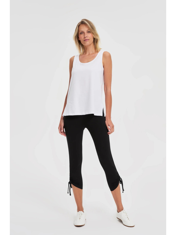 Moodo Bijeli pamučni top Moodo