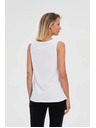 Moodo Bijeli pamučni top Moodo