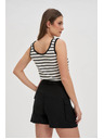 Moodo Top u prugama crno-bijeli Moodo