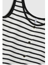 Moodo Top u prugama crno-bijeli Moodo