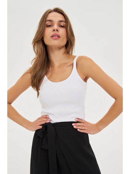 Moodo Pamučni top bijeli Moodo