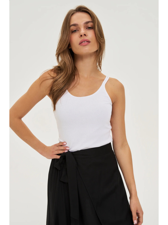 Moodo Pamučni top bijeli Moodo