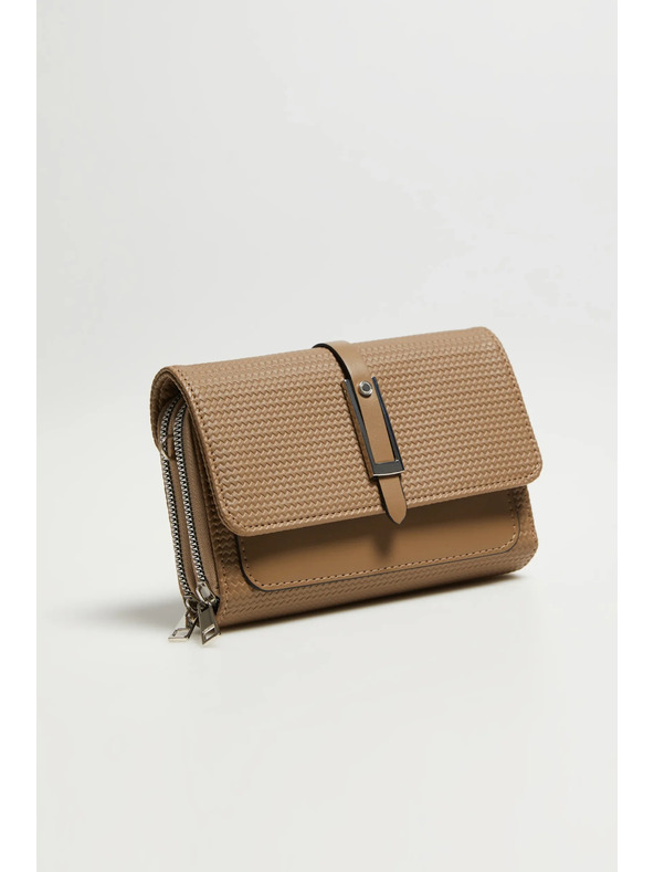 Moodo Bež torba sa zatvaračem Moodo