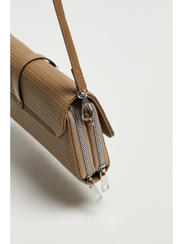 Moodo Bež torba sa zatvaračem Moodo