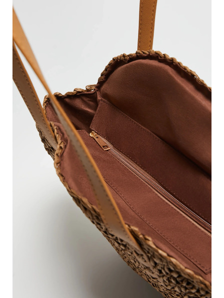 Moodo Okrugla smeđa torba Moodo