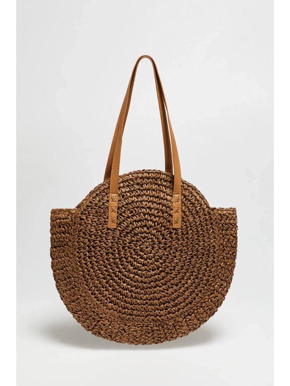 Moodo Okrugla smeđa torba Moodo