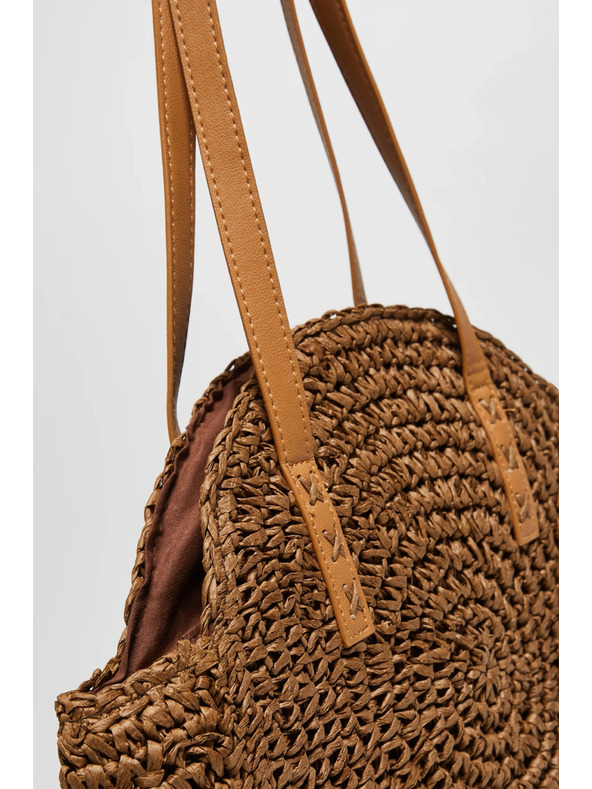 Moodo Okrugla smeđa torba Moodo