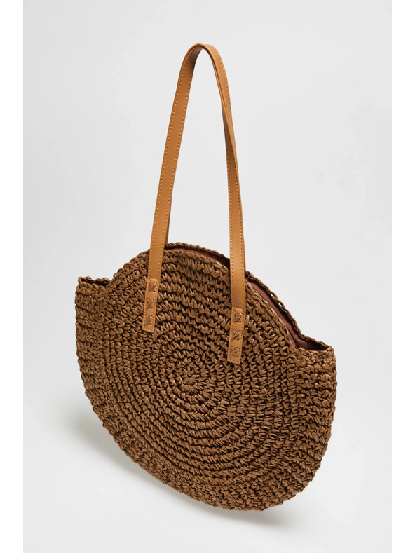 Moodo Okrugla smeđa torba Moodo