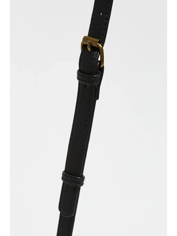 Moodo Crna slamnata torba Moodo