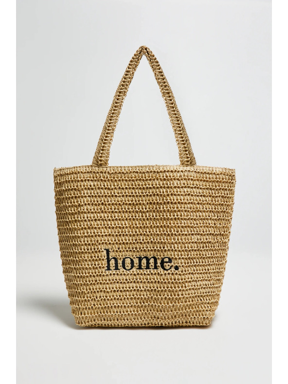 Moodo Pletena bež torba Moodo