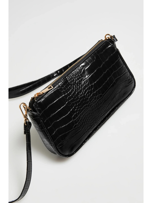 Moodo Dvostruka crna torba Moodo