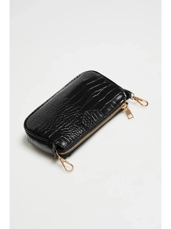 Moodo Dvostruka crna torba Moodo