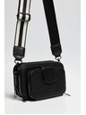Moodo Crna torba na širokom remenu Moodo
