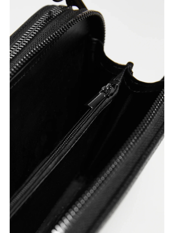 Moodo Crna torba na širokom remenu Moodo