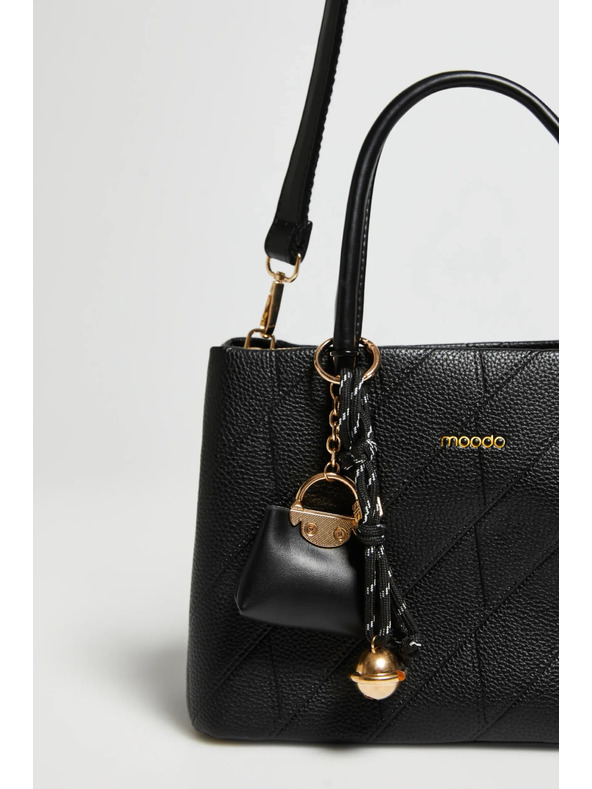 Moodo Crna torba s privjeskom Moodo