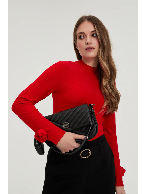 Moodo Crna torba s dvostrukom ručkom Moodo