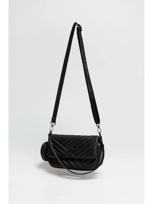 Moodo Crna torba s dvostrukom ručkom Moodo