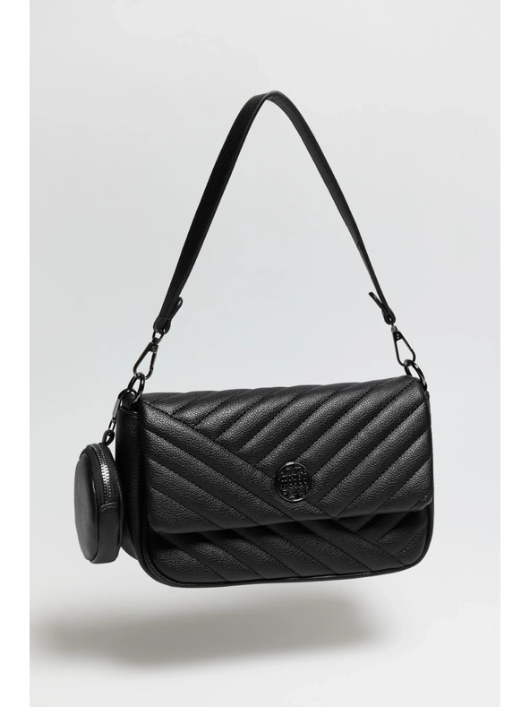 Moodo Crna torba s dvostrukom ručkom Moodo