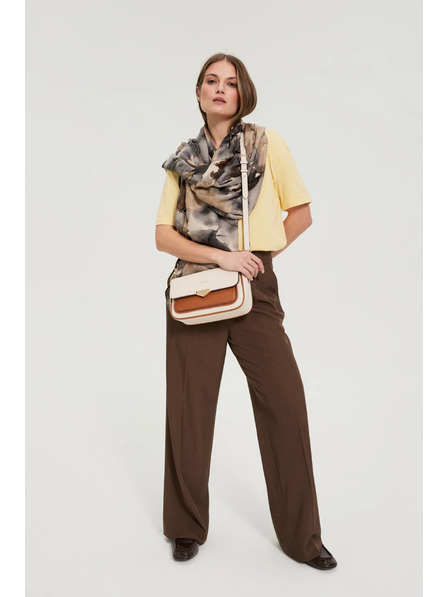 Moodo Bež torba s dugim remenjem Moodo