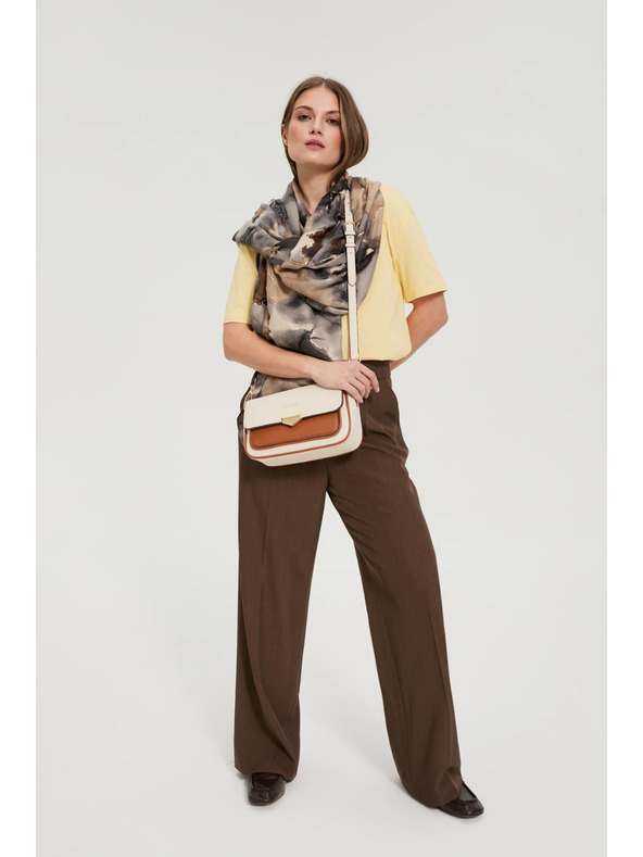 Moodo Bež torba s dugim remenjem Moodo