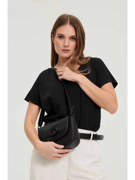 Moodo Mala crna torba preko ramena Moodo