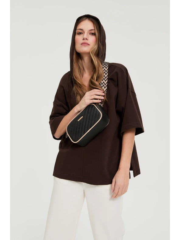 Moodo Crna crossbody torba Moodo