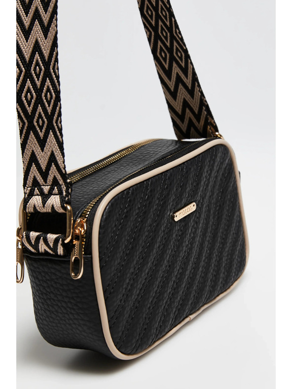 Moodo Crna crossbody torba Moodo
