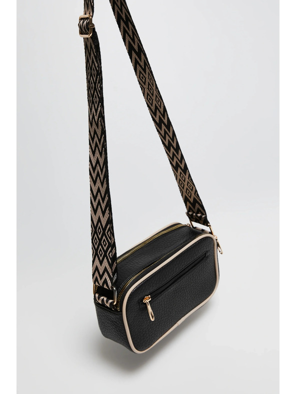 Moodo Crna crossbody torba Moodo