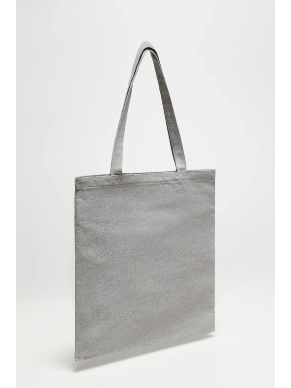 Moodo Siva shopping torba s printom Moodo