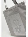 Moodo Siva shopping torba s printom Moodo