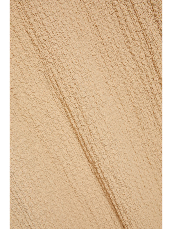 Moodo Bež midi haljine s dugim rukavima Moodo