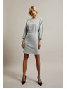 Moodo Glatke sive haljine do koljena Moodo