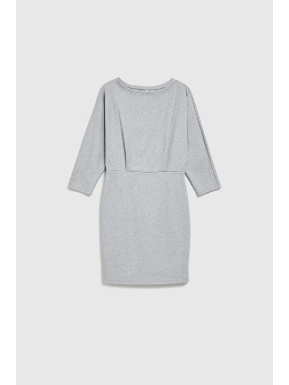 Moodo Glatke sive haljine do koljena Moodo