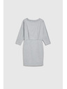 Moodo Glatke sive haljine do koljena Moodo