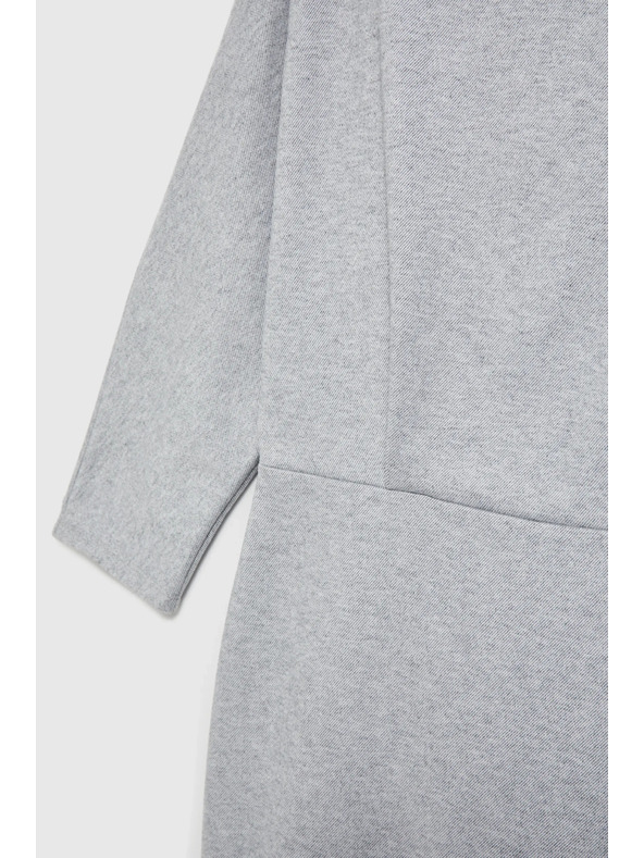 Moodo Glatke sive haljine do koljena Moodo