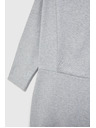 Moodo Glatke sive haljine do koljena Moodo