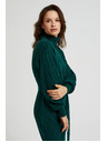 Moodo Zelene pletene haljine s rolkom i napuhnutim rukavima Moodo