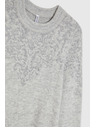 Moodo Jednostavne sive pletene haljine Moodo