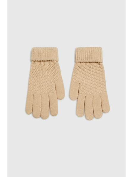 Moodo Pletene bež rukavice Moodo