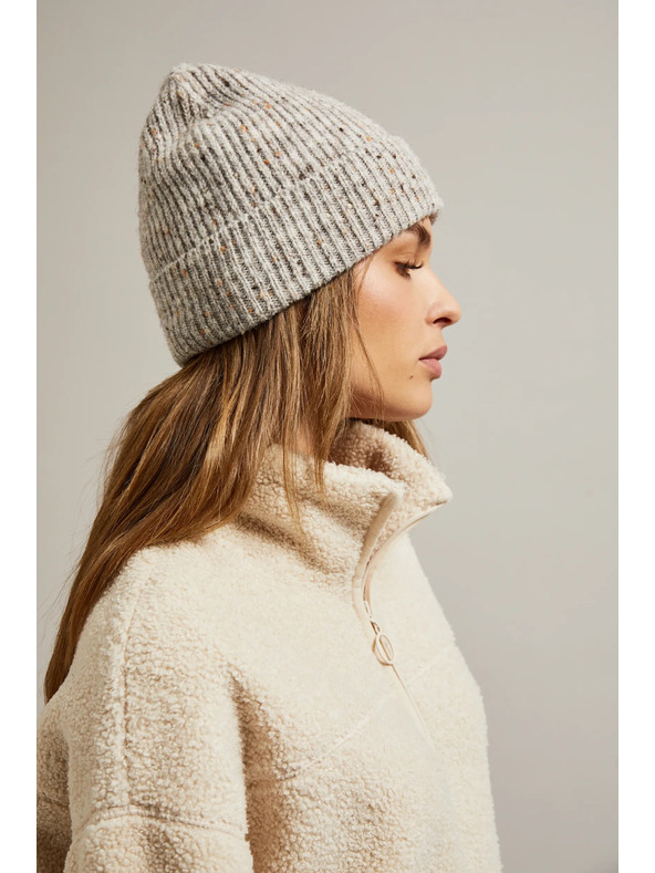 Moodo Rebrasta kapa bež Moodo