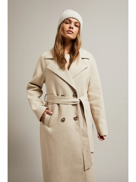 Moodo Topla kapa s primjesom vune bež Moodo