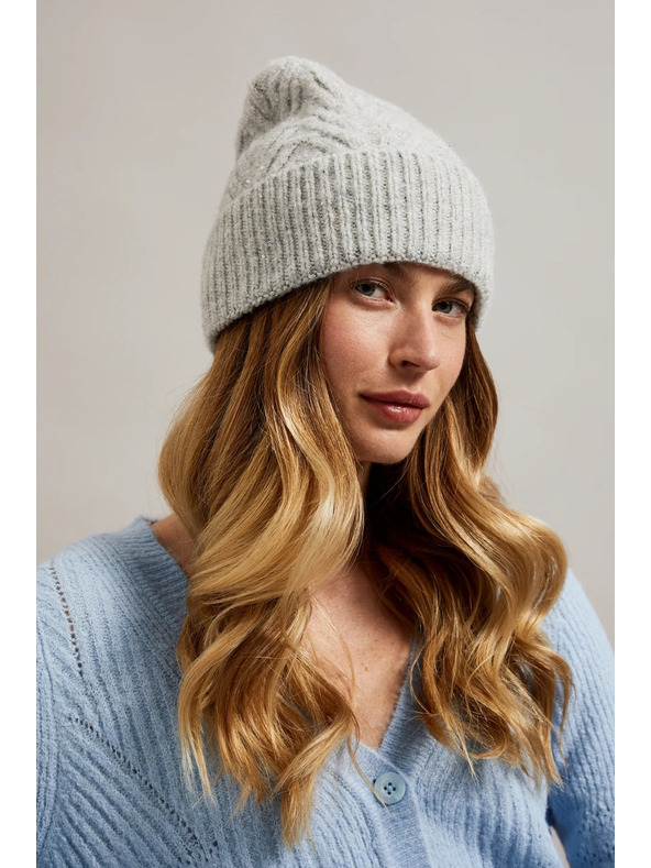 Moodo Kapa s uzorkom riblje kosti siva Moodo