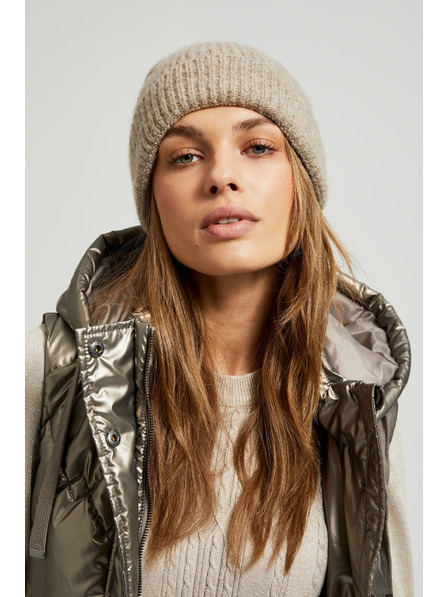 Moodo Kapa s metalnom niti bež Moodo