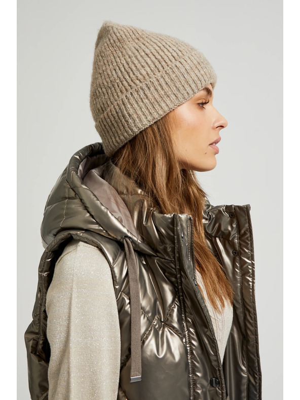 Moodo Kapa s metalnom niti bež Moodo