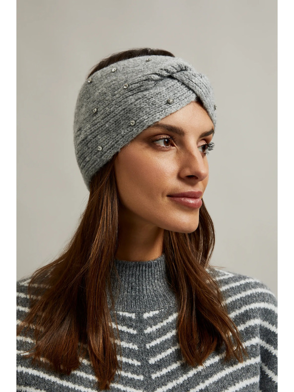 Moodo Topla traka za glavu siva Moodo