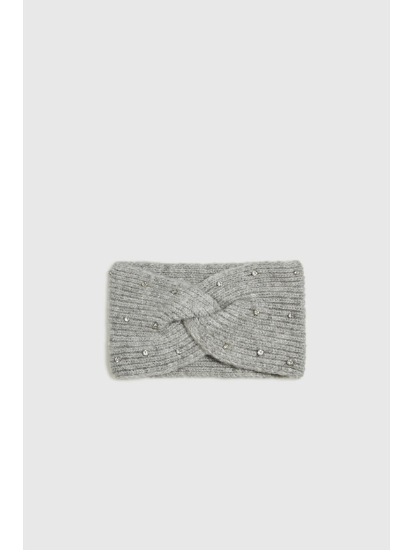 Moodo Topla traka za glavu siva Moodo