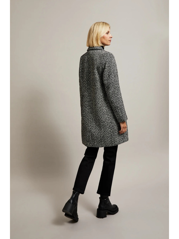 Moodo Kaput u finoj ribljoj kosti crni Moodo