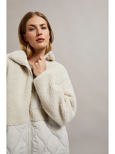 Moodo Bež teddy jakna Moodo