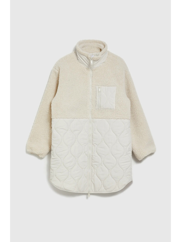 Moodo Bež teddy jakna Moodo